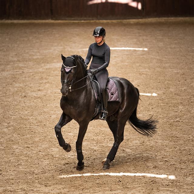 Zadeldek Equestrian Stockholm Purple Glimmer Dressuur Paars