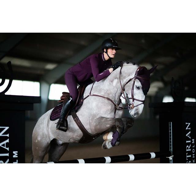 Zadeldek Equestrian Stockholm Sportive Black Raven Paars