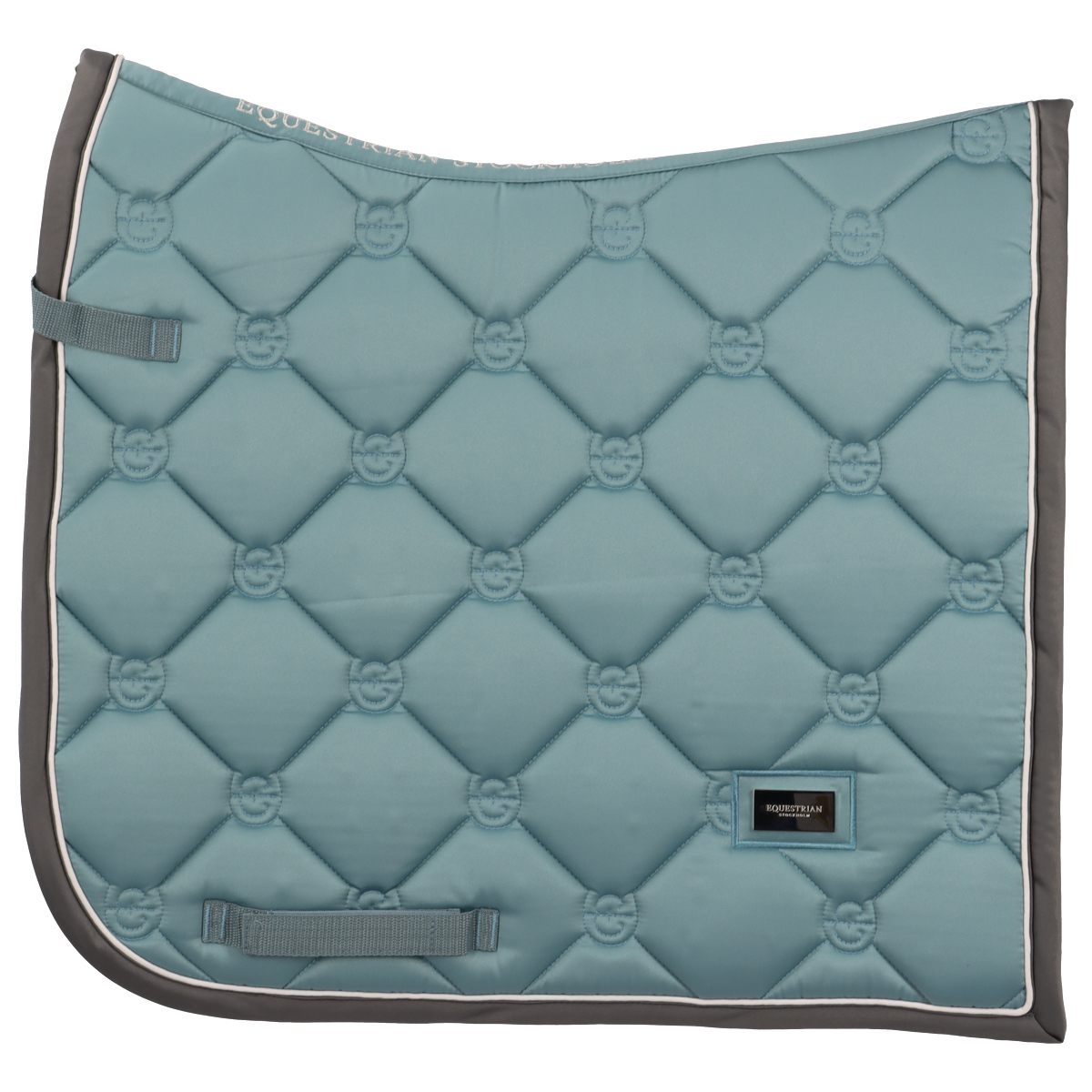 Zadeldek Equestrian Stockholm Steel Blue Blauw, Dressuur paard in blauw