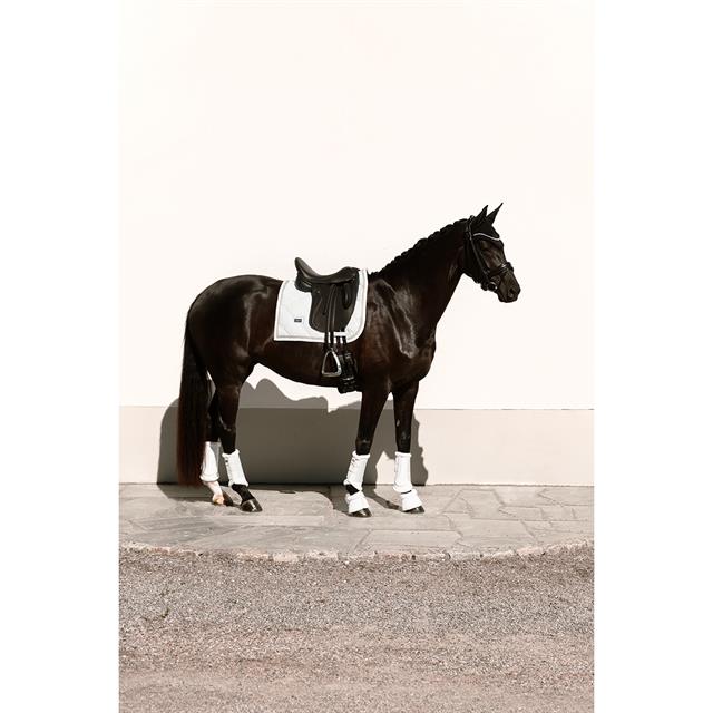 Zadeldek Equestrian Stockholm White Glimmer Dressuur Wit