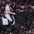Zadeldek Equestrian Stockholm White Perfect Silver Wit-zilver