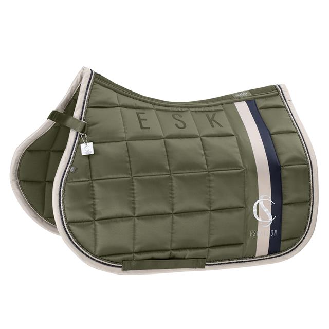 Zadeldek Eskadron Classic Sports Big Square Mattgloss Veelzijdigheid Groen