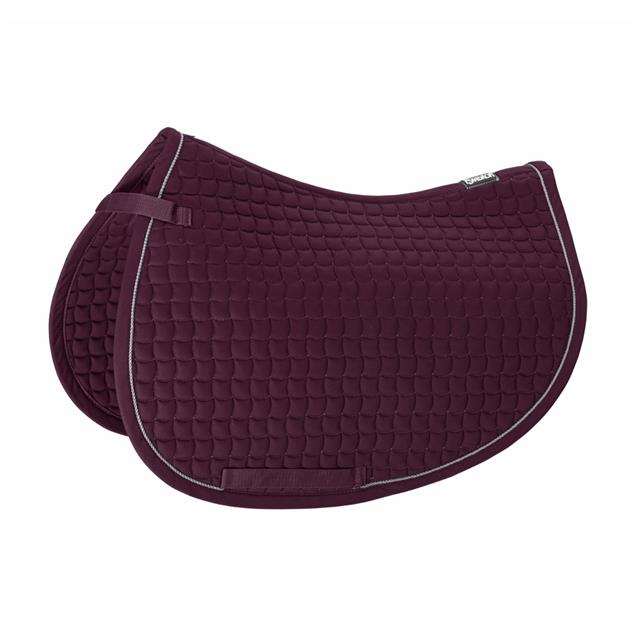 Zadeldek Eskadron Cotton Classic Silver Donkerrood