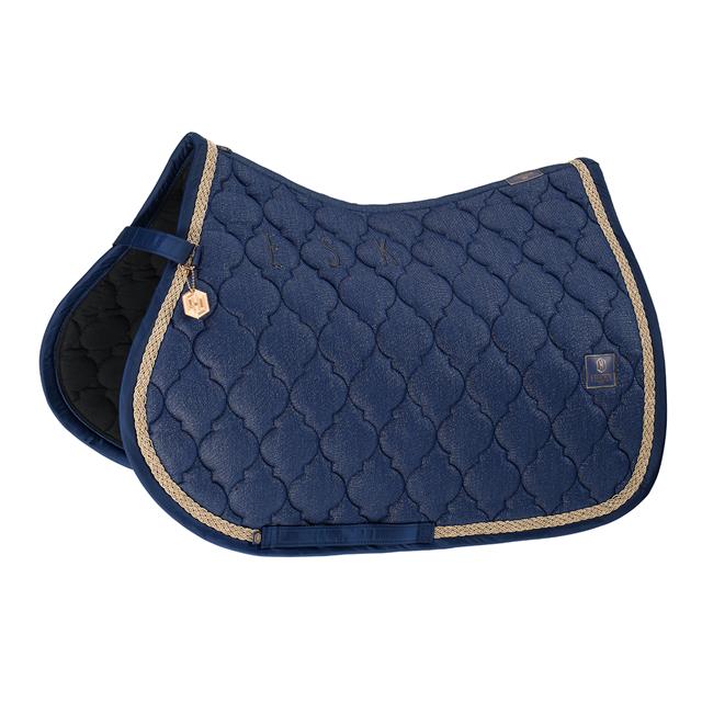 Zadeldek Eskadron Heritage Cotton Glitter Veelzijdigheid Donkerblauw