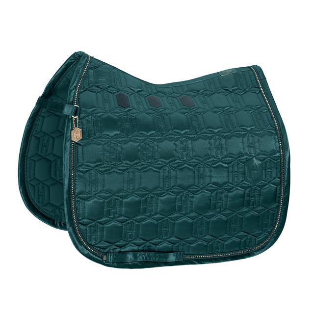 Zadeldek Eskadron Heritage Satin Crystal Shetty Groen