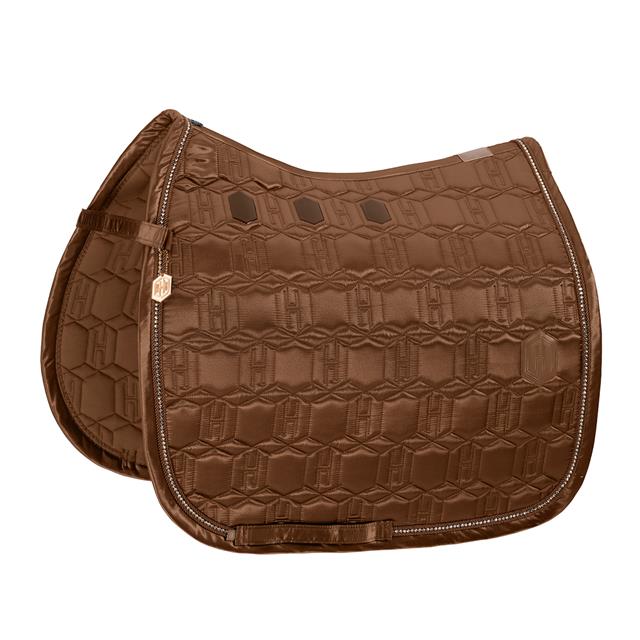 Zadeldek Eskadron Heritage Satin Crystal Shetty Lichtbruin