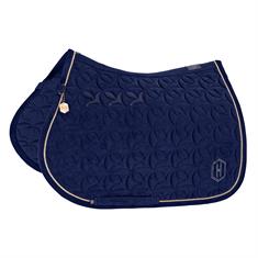 Zadeldek Eskadron Heritage Velours Emblem Veelzijdigheid Donkerblauw