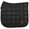Zadeldek Eskadron Platinum Big Square Faux Leather Zwart
