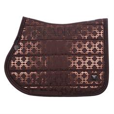 Zadeldek Eskadron Platinum Glossy Chain Crysta Veelzijdigheid Donkerbruin