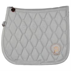 Zadeldek Eskadron Platinum Metallic Faux Leather Shetty Lichtblauw