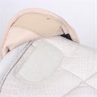 Zadeldek Eskadron Platinum Velvet Croco Gebroken wit