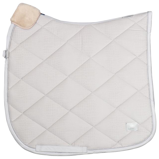 Zadeldek Eskadron Platinum Velvet Croco Gebroken wit