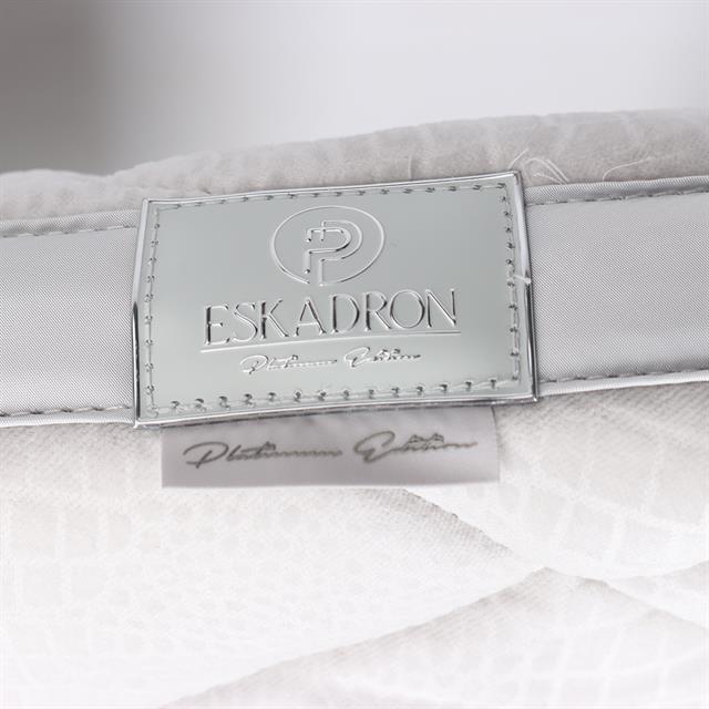 Zadeldek Eskadron Platinum Velvet Croco Gebroken wit