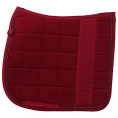 Zadeldek Eskadron Reflexx Big Square Mesh Crystal Rood