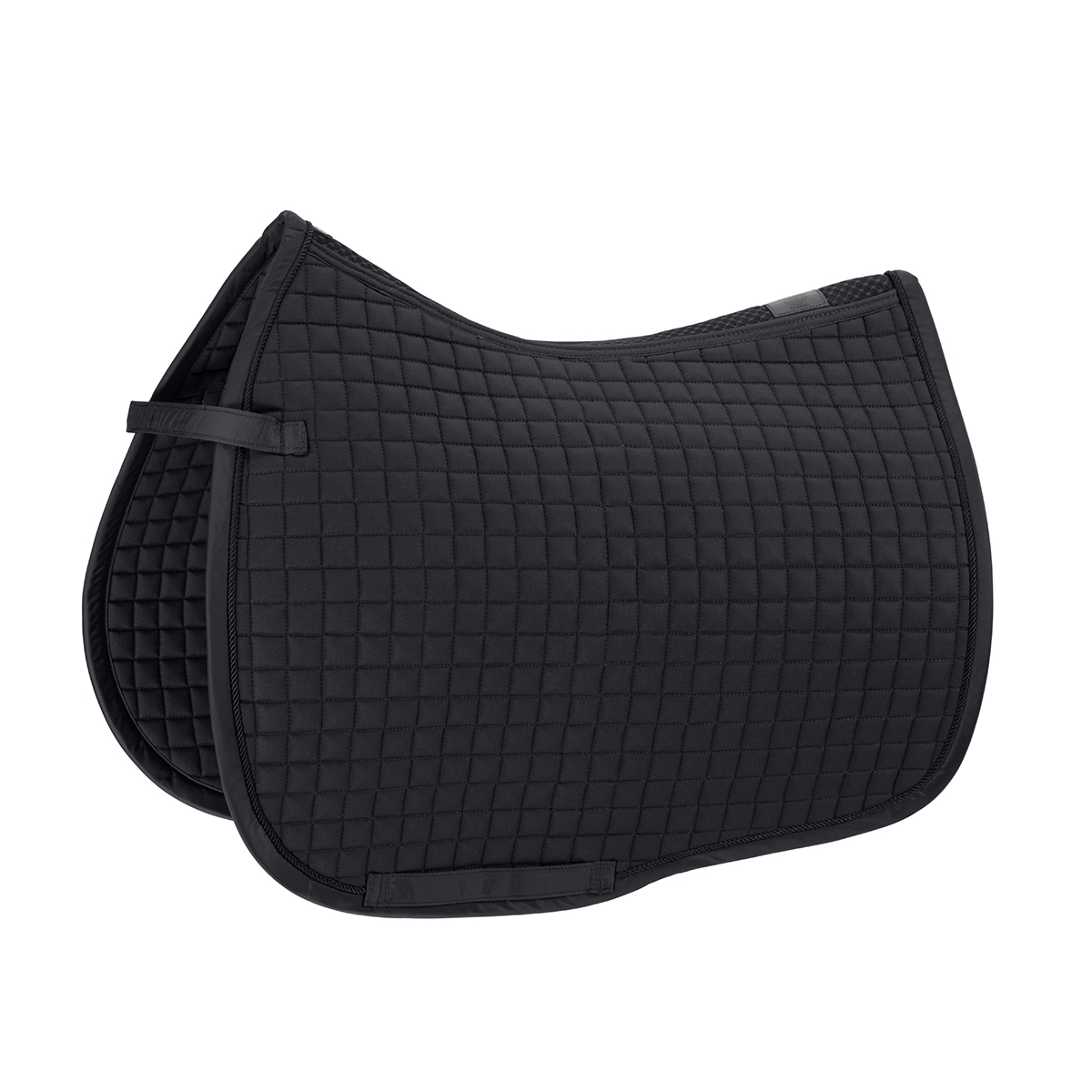 Zadeldek Eskadron Reflexx Cotton Compact, Dressuur paard in donkergrijs