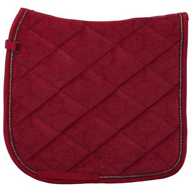 Zadeldek Eskadron Reflexx Velvet Crystal Rood