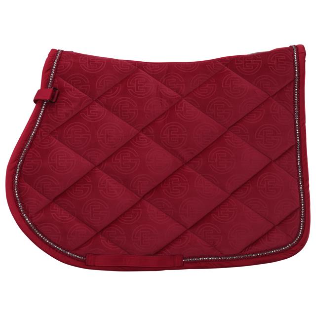 Zadeldek Eskadron Reflexx Velvet Crystal Rood