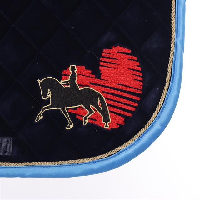 Zadeldek Harry's Horse Friesian Style Donkerblauw