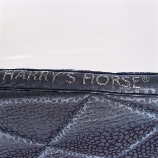 Zadeldek Harry's Horse Reverso Leopard Lichtblauw