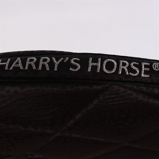 Zadeldek Harry's Horse Reverso Leopard Zwart