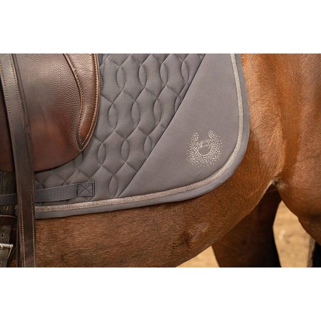 Zadeldek Harry's Horse Trendy Jet Dressuur Grijs