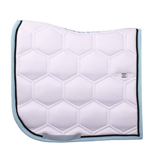 Zadeldek HORSEGEAR HGBrean Dressuur Wit-blauw