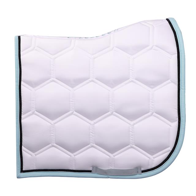 Zadeldek HORSEGEAR HGBrean Dressuur Wit-blauw