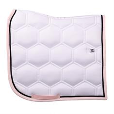 Zadeldek HORSEGEAR HGBrean Dressuur Wit-roze