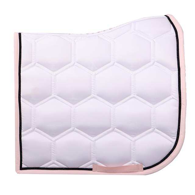 Zadeldek HORSEGEAR HGBrean Dressuur Wit-roze