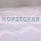 Zadeldek HORSEGEAR HGBrean Veelzijdigheid Wit-blauw