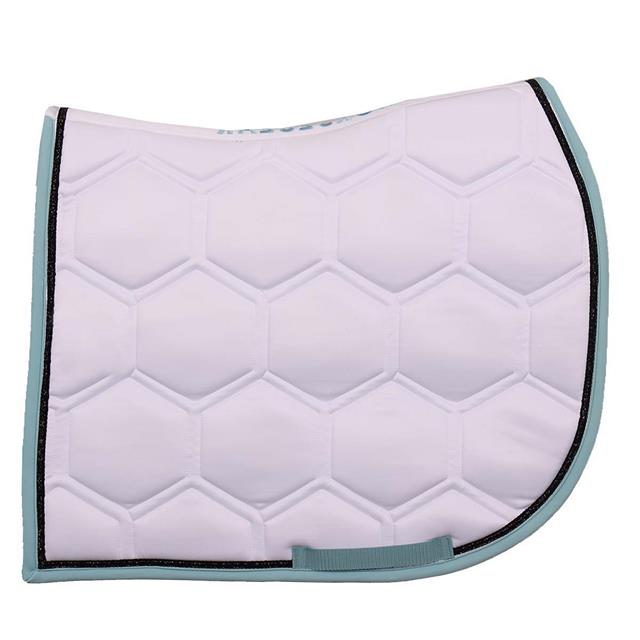 Zadeldek HORSEGEAR HGBrean Veelzijdigheid Wit-blauw