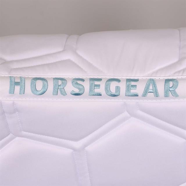 Zadeldek HORSEGEAR HGBrean Veelzijdigheid Wit-blauw