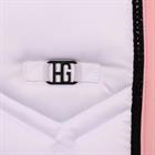 Zadeldek HORSEGEAR HGBrean Veelzijdigheid Wit-donkerroze