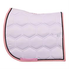 Zadeldek HORSEGEAR HGBrean Veelzijdigheid Wit-donkerroze