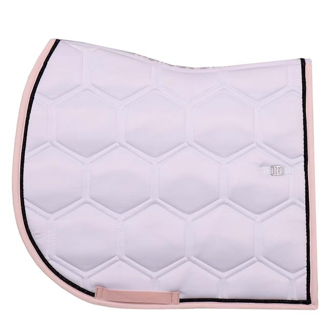 Zadeldek HORSEGEAR HGBrean Veelzijdigheid Wit-roze