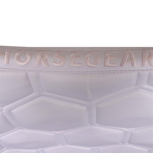 Zadeldek HORSEGEAR HGBrean Veelzijdigheid Wit-roze