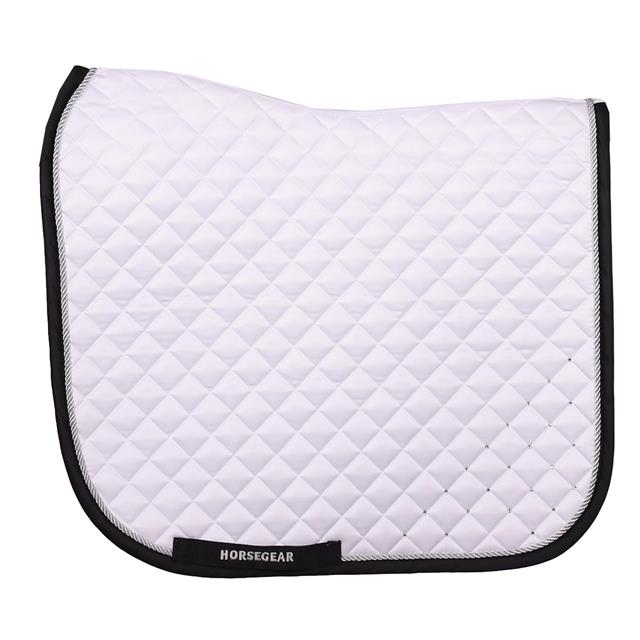 Zadeldek HORSEGEAR HGRatfort Dressuur Wit-zwart