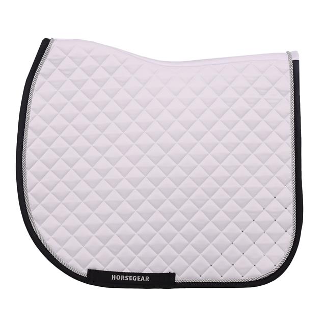 Zadeldek HORSEGEAR HGRatfort Veelzijdigheid Wit-zwart