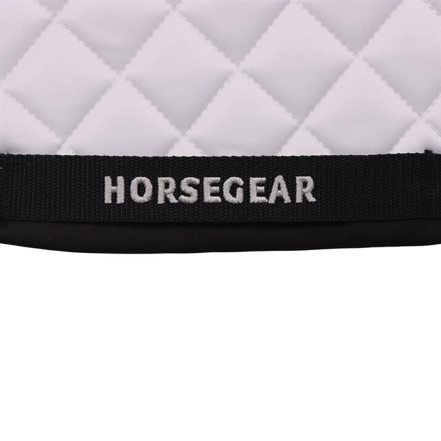 Zadeldek HORSEGEAR HGRatfort Veelzijdigheid Wit-zwart