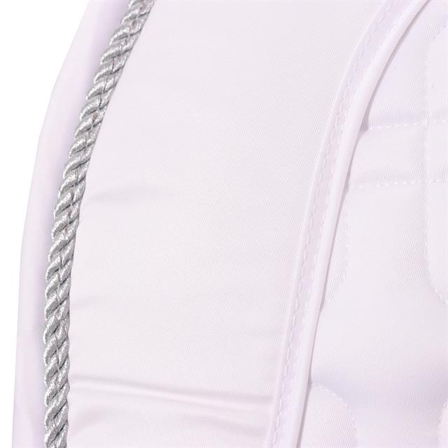 Zadeldek HORSEGEAR HGSedgehill Dressuur Wit-zilver