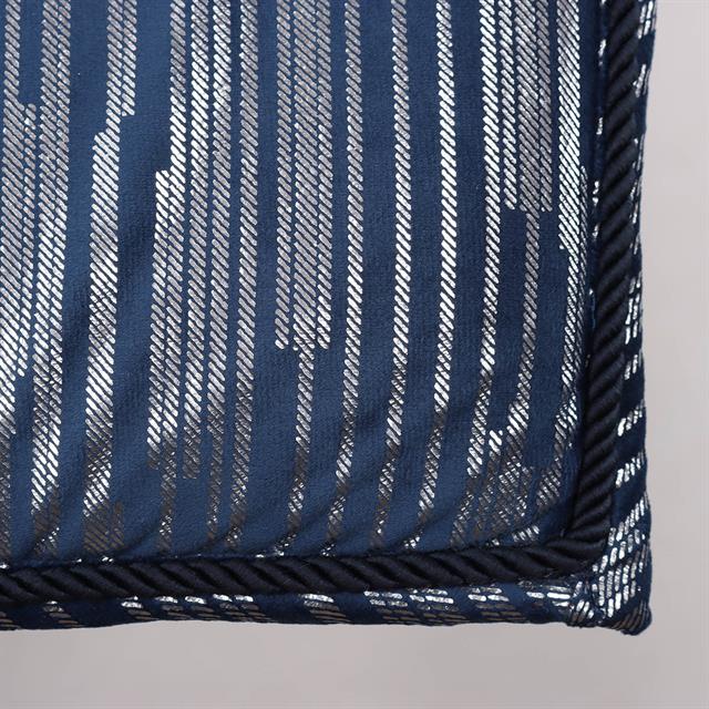 Zadeldek HORSEGEAR HGVelvet Stripe Donkerblauw