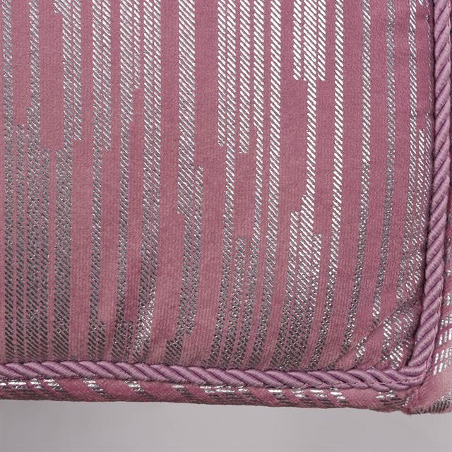 Zadeldek HORSEGEAR HGVelvet Stripe Lichtpaars