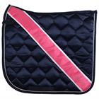 Zadeldek Horsegear Raya Donkerblauw-roze