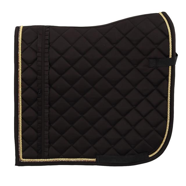 Zadeldek Horsegear Volant Zwart