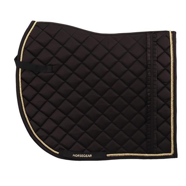 Zadeldek Horsegear Volant Zwart