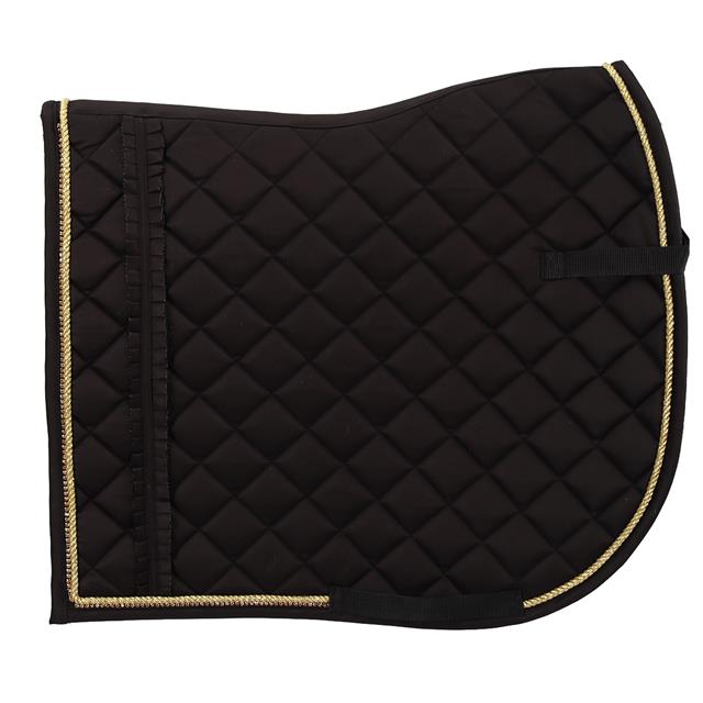 Zadeldek Horsegear Volant Zwart
