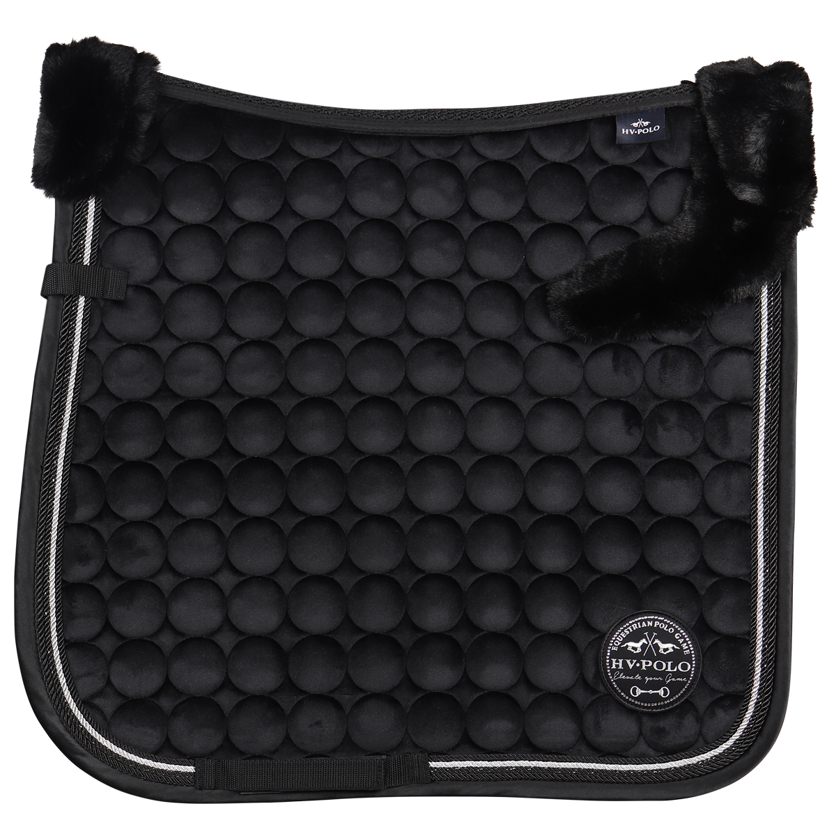 Zadeldek Hv Polo Furry Luxury Zwart, Veelzijdigheid paard in zwart