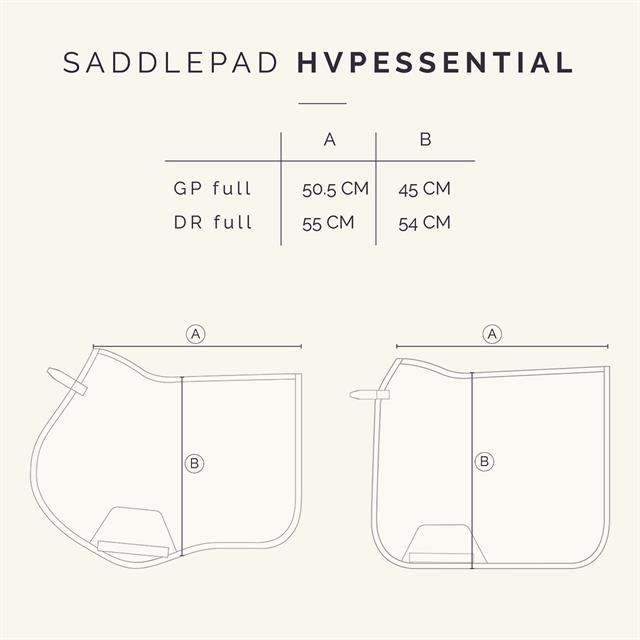 Zadeldek HV POLO HVPEssential Dressuur Zwart