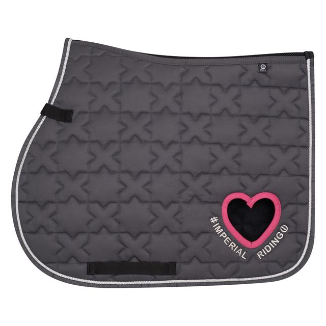 Zadeldek Imperial Riding IRHSymbol Grijs