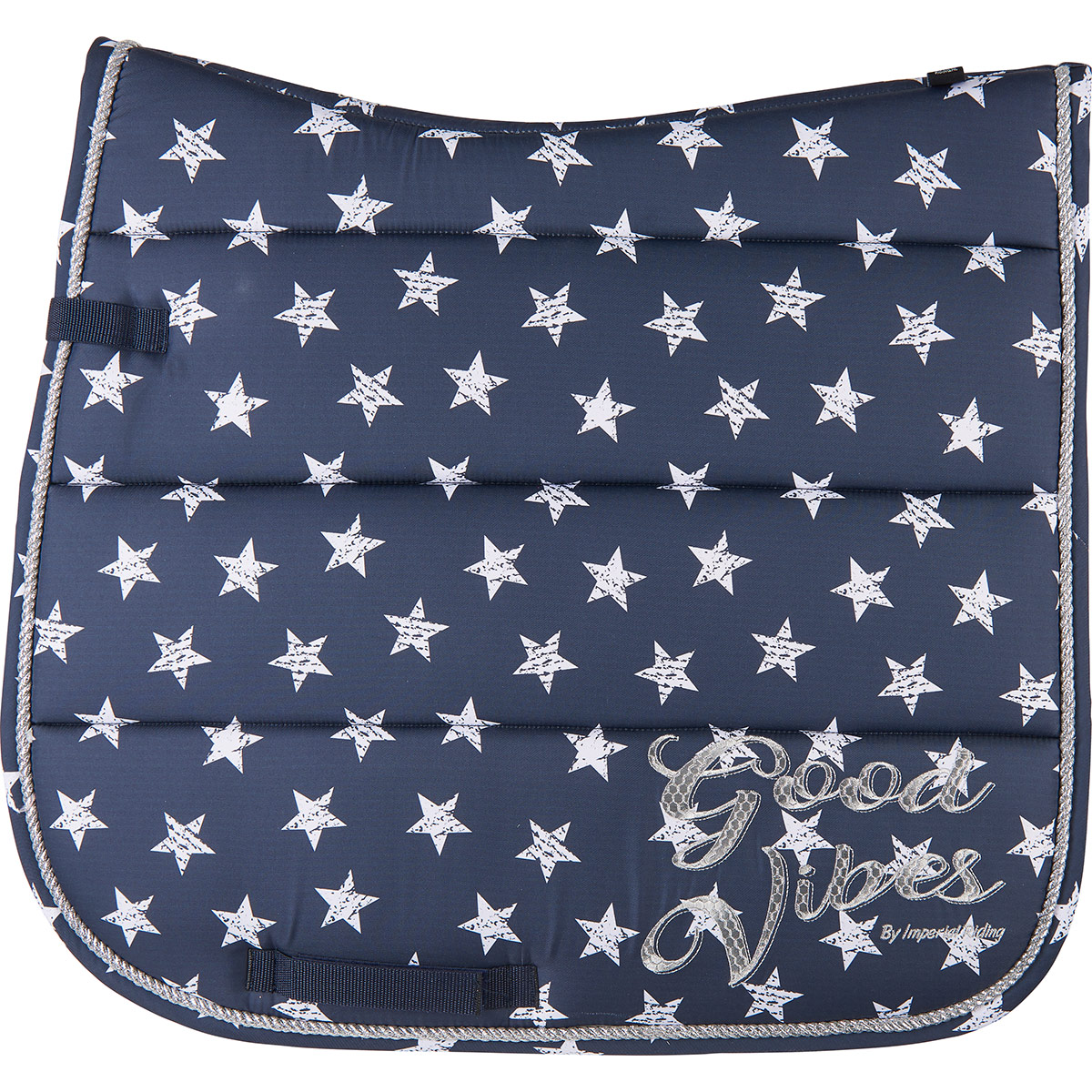 Zadeldek Imperial Riding Star Donkerblauw, Dressuur paard in donkerblauw